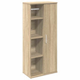 Bathroom Cabinet with Roll Holder Sonoma Oak 39x22x90 cm 858526