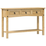 Console Table "Corona" 114x34.5x73 cm Solid Wood Pine 4005666