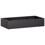 Retaining Wall 6 pcs 200 x 100 x 50 cm Steel Black 3449233