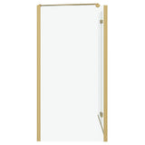 Shower Enclosure Gold 120 x 68 x 130 cm ESG Glass and Aluminium 42018538