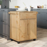 Kitchen Trolley FLORO Wax Brown 72.5 x 45 x 80 cm 42011249
