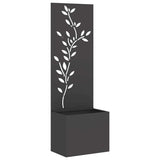 Garden Privacy Screen Black 50 x 32 x 150 cm Cold-rolled steel 876476