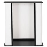 Trade Show Counter Black and White 80 x 40 x 93 cm 42046606