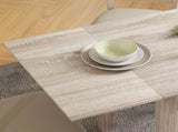 Four-Seater Drop Leaf Dining Table - Wood Effect T3398P344137