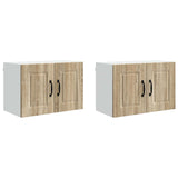 Wall Cabinet PORTO 2 pcs Sonoma Oak 60 x 31 x 40 cm 885270