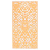 Outdoor Carpet ARAKIL Orange and White 160x230 cm PP 310462