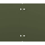 Lawn Edgings 10 pcs Olive Green 20x103 cm Cold-rolled Steel 860157