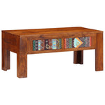 ZNTS Coffee Table 90x50x40 cm Solid Wood Acacia 4016486