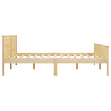 Bed Frame without Mattress Solid Wood Pine 180x200 cm Super King 322179