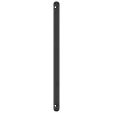 Window Grille 175 x 60 cm Powder-Coated Steel Black 42020566