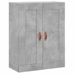 Highboard Concrete Grey 69.5x34x180 cm Engineered Wood 3199917