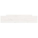 Bed Drawers 2 pcs White Solid Wood Pine 814975