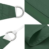 Sunshade Sail Oxford Fabric Triangular 5x5x6 m Dark Green 135513