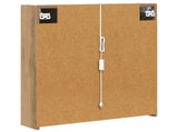 Bathroom Mirror Cabinet Artisian Oak 63.5 x 15.5 x 70 cm 889246