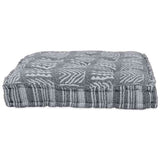 Sofa Cushion Grey Print 120 x 80 x 12 cm Fabric 4019067