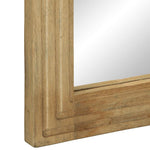 ZNTS Bathroom Mirror Brown 50x70x3 cm Solid Wood Mango 4017751