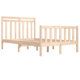 Bed Frame without Mattress 120x190 cm Small Double Solid Wood 3105350