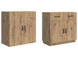 Cabinet Set 2 pcs Artisan Oak Engineered Wood 3416834
