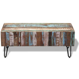 Coffee Table Solid Reclaimed Wood 100x50x38 cm 243455