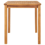 Garden Dining Table 120x70x77 cm Solid Teak Wood 49360