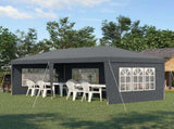 3 x 6m Pop-Up Gazebo, with Removable Walls - Grey T3398P317608