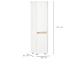 Tall Bathroom Cabinet with Adjustable Shelves, 5-Tier Modern Freestanding Tallboy with Storage T3398P330391