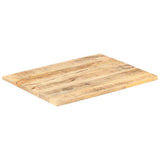 Table Top Solid Mango Wood 25-27 mm 80x60 cm 286022