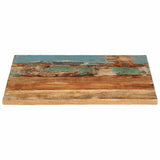 Table Top Multicolour Solid Reclaimed Wood 60x70 cm Durable 286053
