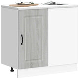 Kitchen Base Cabinet Kalmar Grey Sonoma Engineered Wood 854324