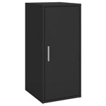 ZNTS Shoe Cabinet Black 32x35x70 cm Engineered Wood 808956