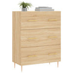 ZNTS Sideboard Sonoma Oak 69.5x34x90 cm Engineered Wood 827839