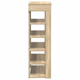 Shoe Rack Sonoma Oak 60x30x98 cm Engineered Wood 859925