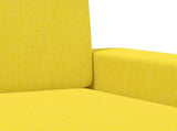 Armchair Light Yellow Fabric 42043463