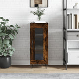 Sideboard Smoked Oak 34.5x34x90 cm Engineered Wood 828793