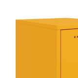 Highboard Mustard Yellow 36x39x107 cm Steel 846533
