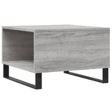 Coffee Table Grey Sonoma 55x55x36.5 cm Engineered Wood 830770