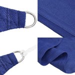 ZNTS Sunshade Sail 160 g/m² Triangular Blue 5x7x7 m HDPE 311539