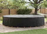 Furniture Cover Black 320 x 320 x 85 cm 420D Oxford Fbric 4106042