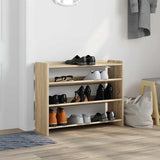 Shoe Rack Sonoma Oak 80x25x62 cm Engineered Wood 859916