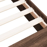 Bed Frame without Mattress Brown Oak 75x190 cm Small Single 3280628