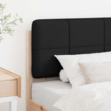 Upholstered Headboard Brown and Black 100 cm Solid Pine Wood 880140