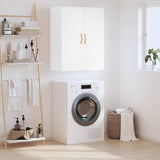 Wall Mounted Cabinet White 69.5x34x90 cm 828404