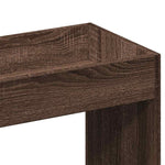 Highboard Brown Oak 92x33x180 cm Engineered Wood 3309624