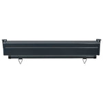 Balcony Side Awning 105x250 cm Black 48412