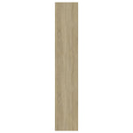 Book Cabinet/Room Divider Sonoma Oak 60x30x166 cm Engineered Wood 811676