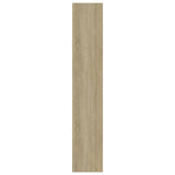 Book Cabinet/Room Divider Sonoma Oak 60x30x166 cm Engineered Wood 811676