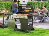 7.5kW Three-Burner Gas BBQ Grill, with See-Through Lid - Black T3398P328022