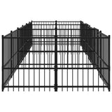 Outdoor Dog Kennel Steel 11.26 m 3124665