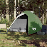 ZNTS Camping Tent Dome 2-Person Green Waterproof 94331