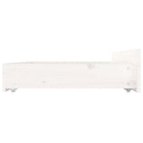 Bed Frame without Mattress with Drawers White 120x200 cm 3103555